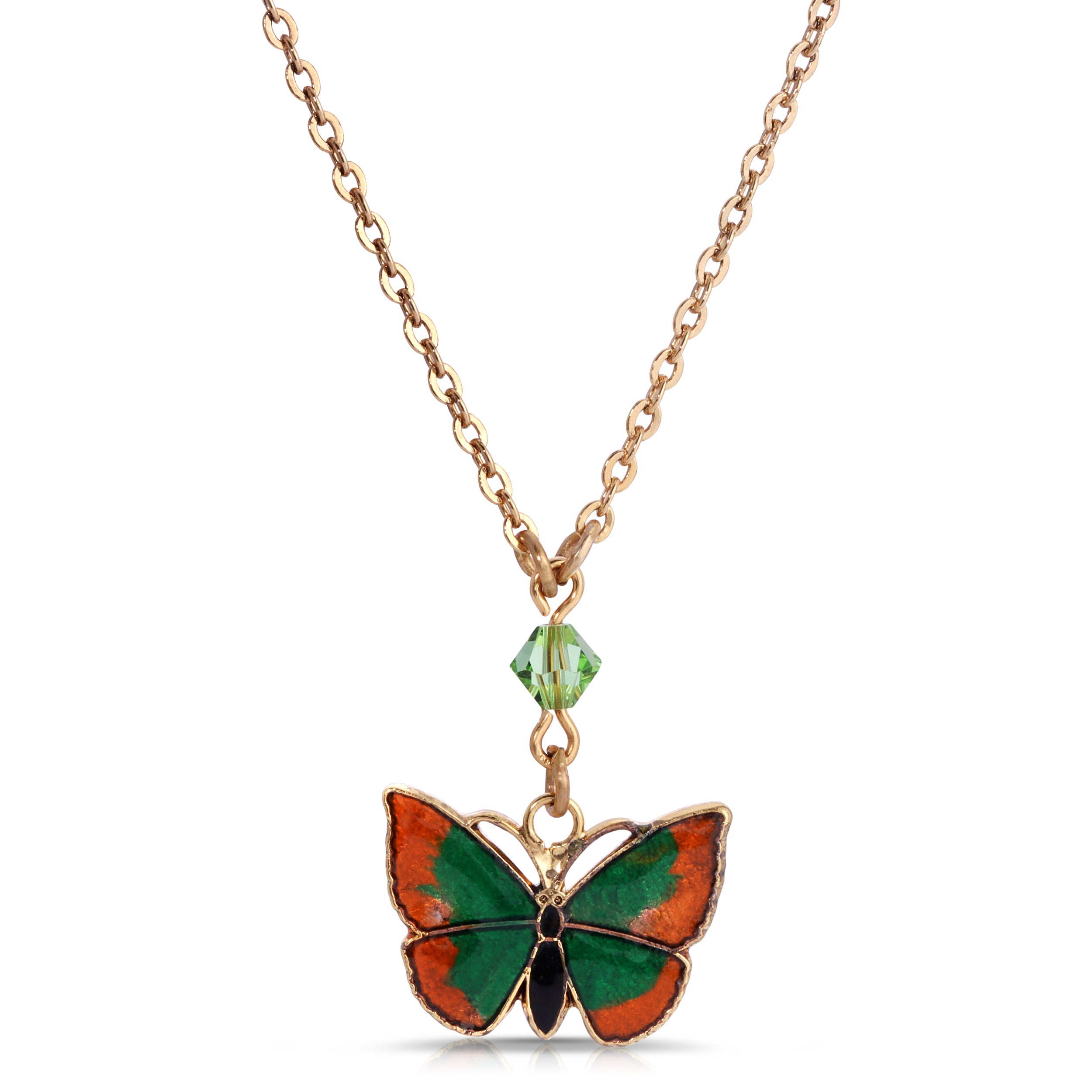 Emerald & Peridot Spark Necklace Necklaces Joanna Gollberg Pistachios